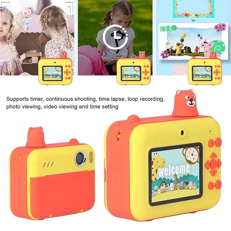 1080p Children's Camera with 2.36 Hd Led Display and Thermal Printing - Instant Capture - Sky Blue 5