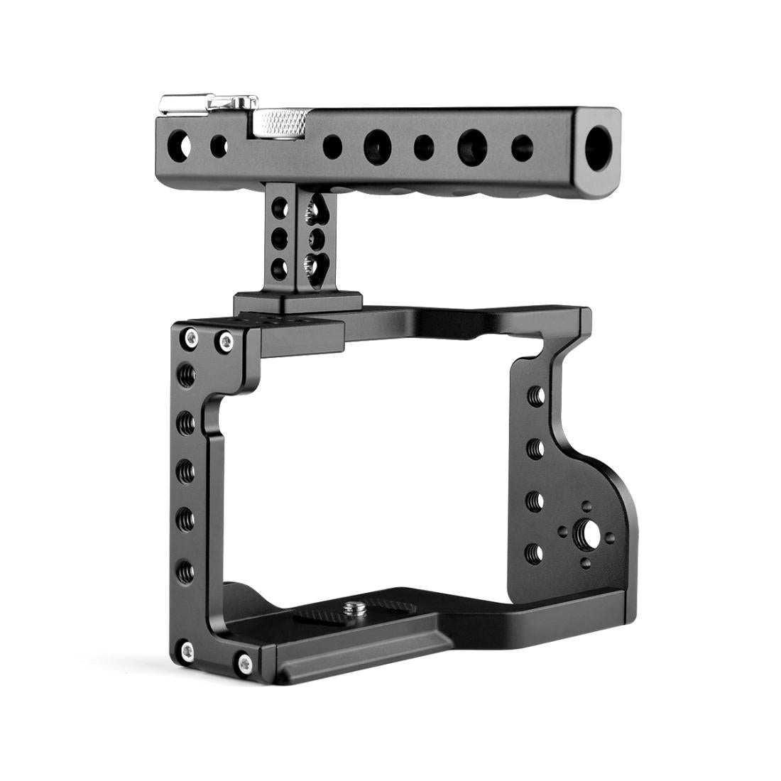 Video Camera Cage Stabilizer With Handle For Sony A6600 Black 4