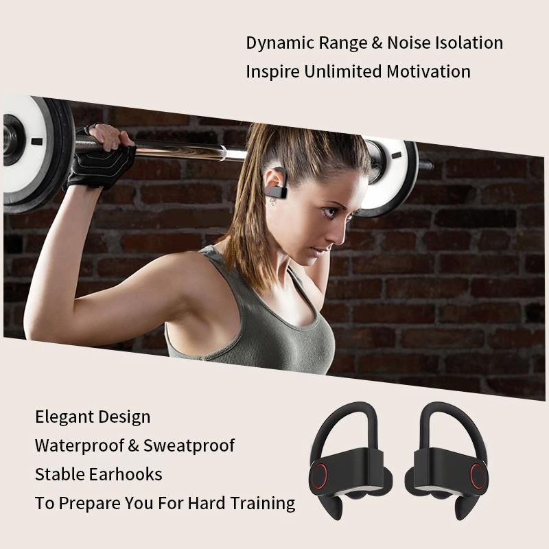 Jho-a9 Tws Wireless Bluetooth Earphones with Charging & Storage Bag 10