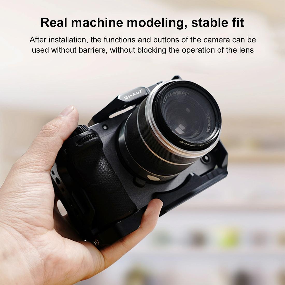 Camera Cage With Nota Slider - Metal Stabilizer Rig Black for Sony Ilme-Fx30 / Fx3 7