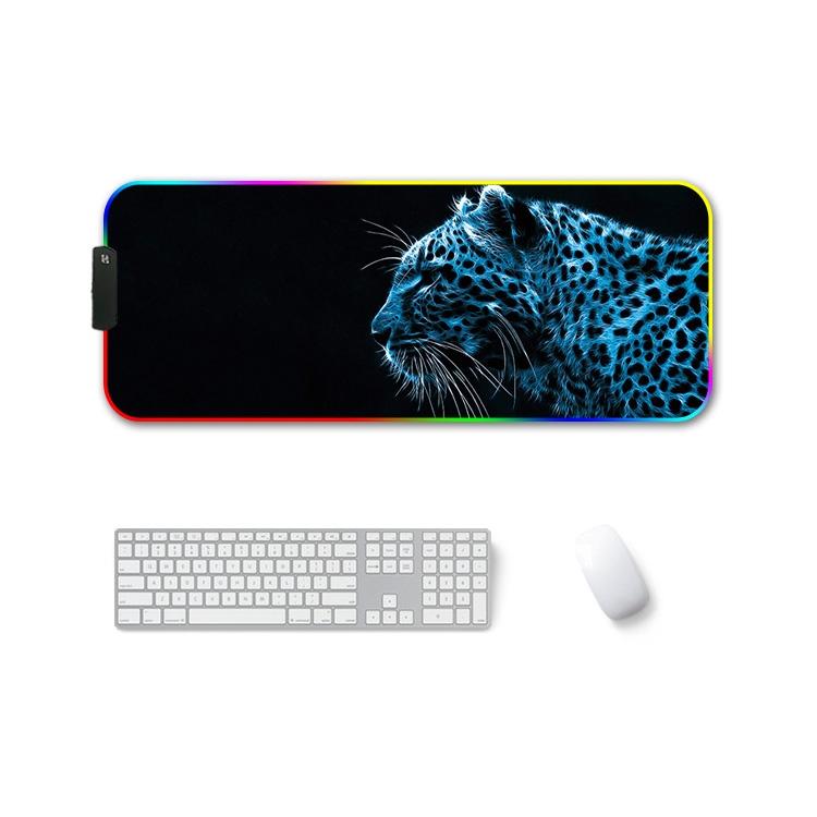 Rubber Thermal Transfer Rgb Luminous Non-Slip Mouse Pad - Snow Peak 11