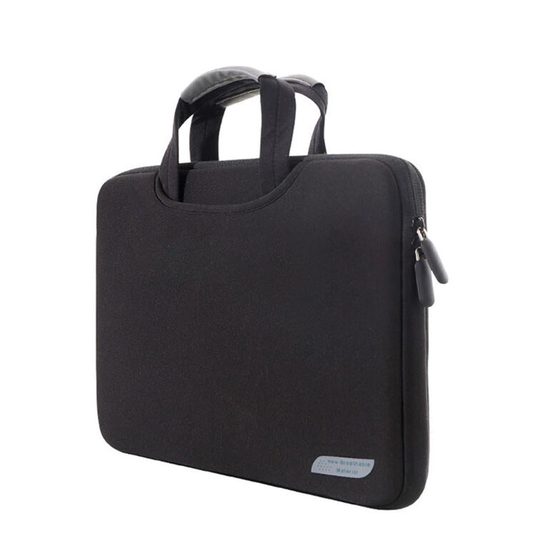 Portable Air Permeable Sleeve for 12 Laptops - 32x21x2cm - Black