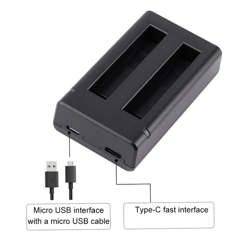 Insta360 X3 Dual Battery Charger with Indicator Light and Cable 5