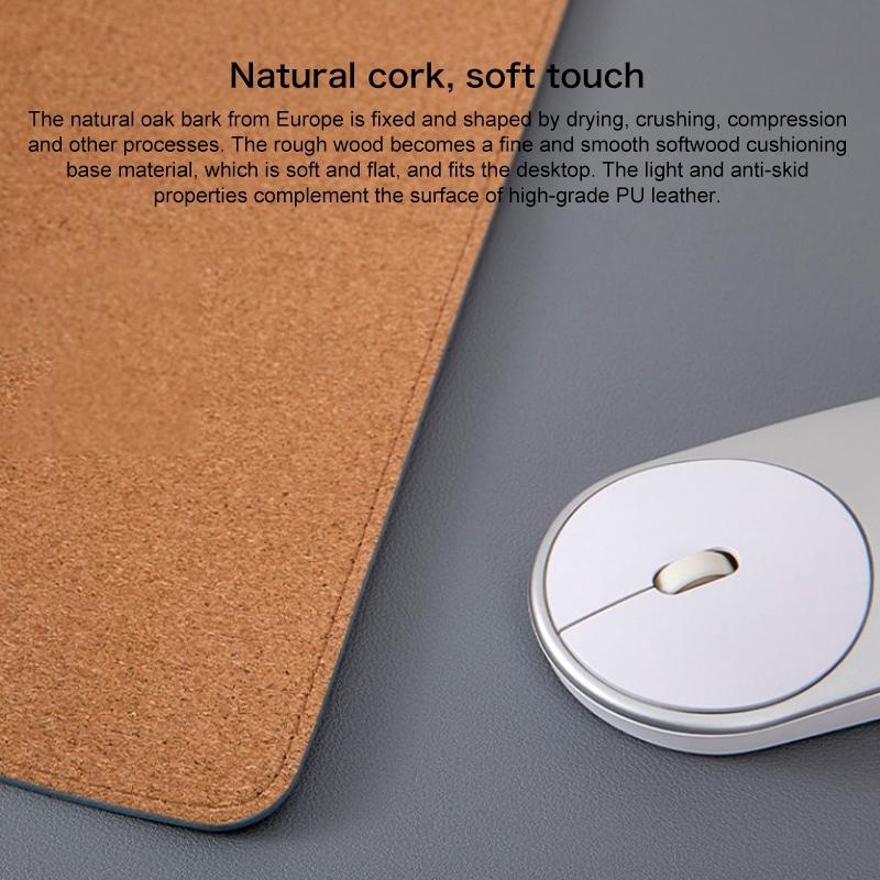 Waterproof Non Slip Desk Pad For Large Mice - Black 9