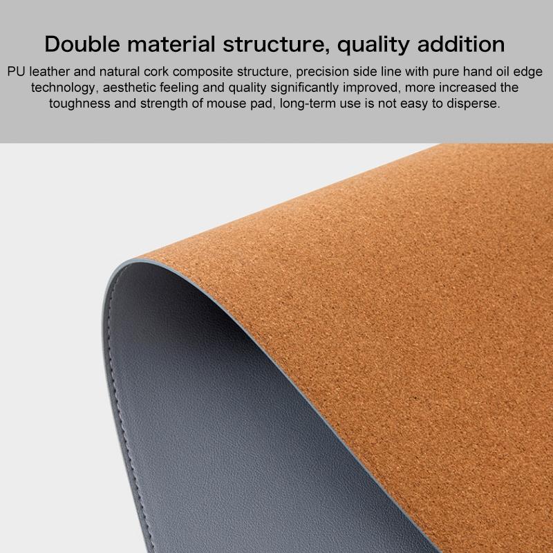 Waterproof Non Slip Desk Pad For Large Mice - Black 10