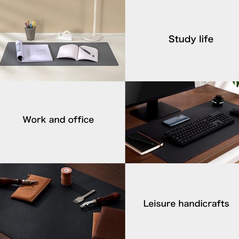 Waterproof Non Slip Desk Pad For Large Mice - Black 13