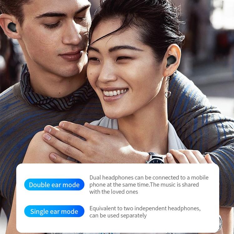 Wireless Sports Bluetooth Earphones - Binaural Stereo Black 4