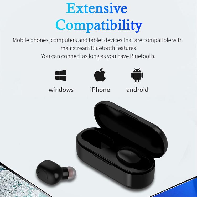 Wireless Sports Bluetooth Earphones - Binaural Stereo Black 13
