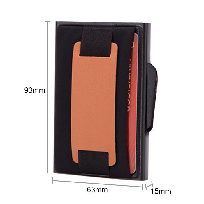 Pop-up Rfid Wallet with Anti-magnetic Protection - Black 3
