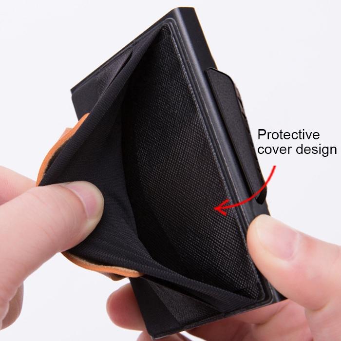 Pop-up Rfid Wallet with Anti-magnetic Protection - Black 6