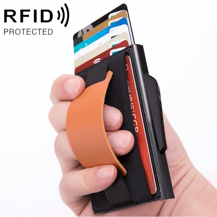 Pop-up Rfid Wallet with Anti-magnetic Protection - Black 10