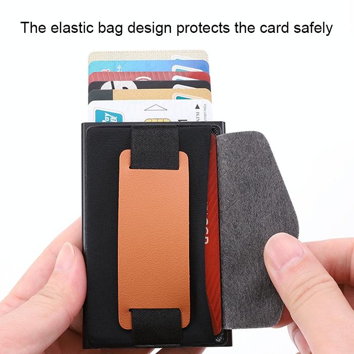 Pop-up Rfid Wallet with Anti-magnetic Protection - Black 14