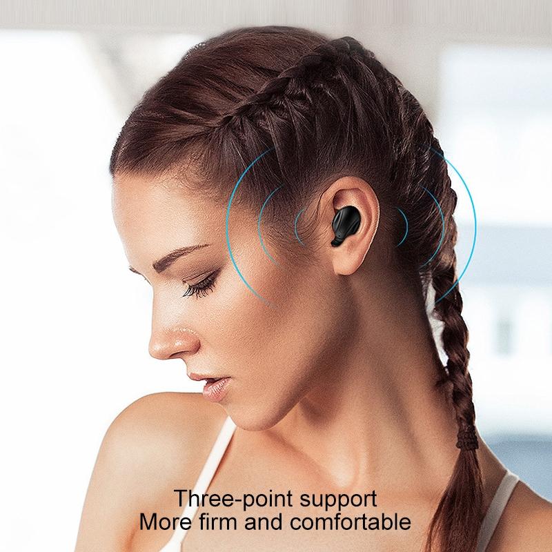 Mini Wireless Bluetooth 5.0 Earphones - Xg13 Tws - Black 10