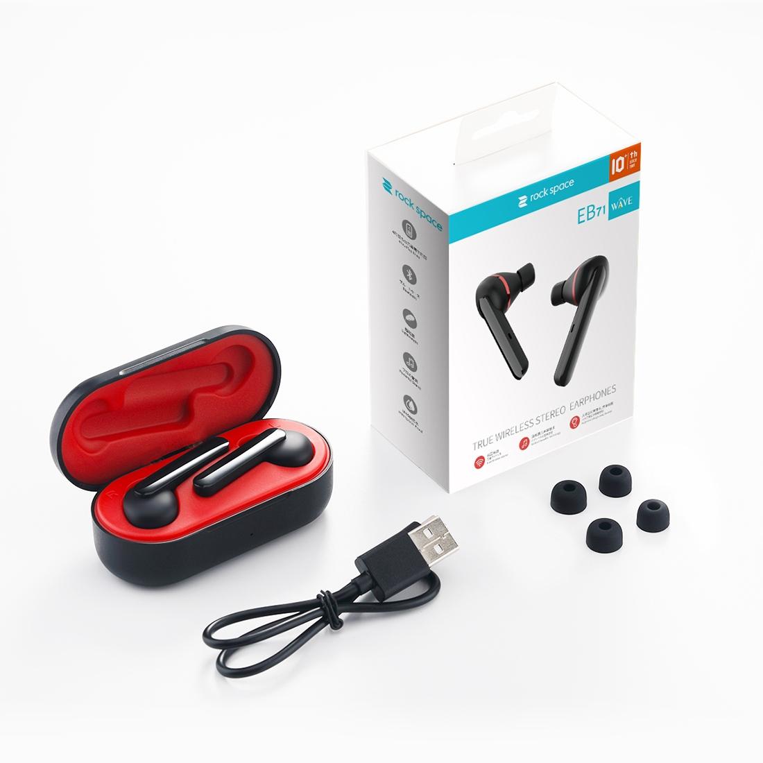 Waterproof Wireless Bluetooth Earphones - Stereo 5.0 - Black 10