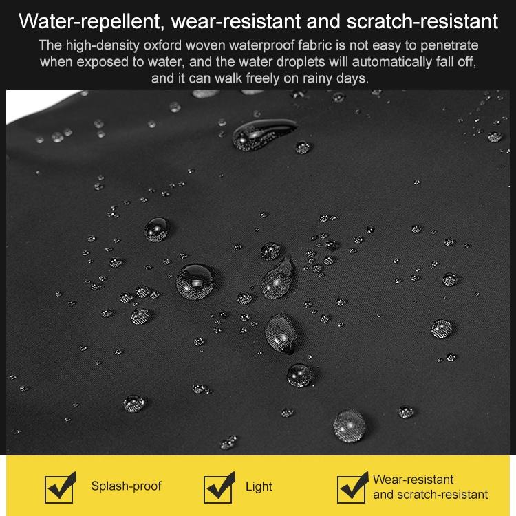 Multifunctional Oxford Laptop Backpack in Black 6