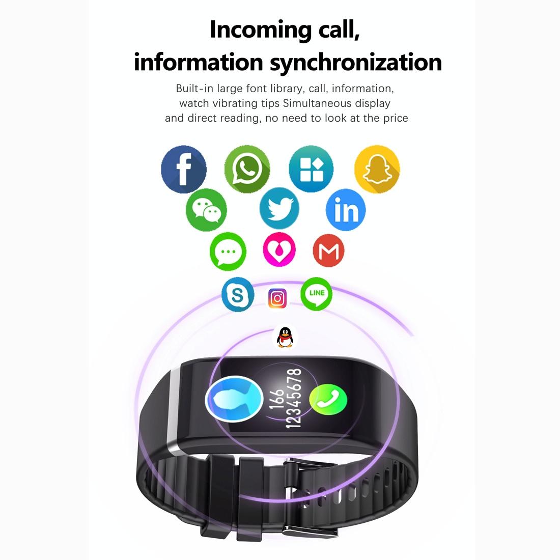 Smartwatch With Call Reminder And Health Monitoring - Waterproof - Black 11