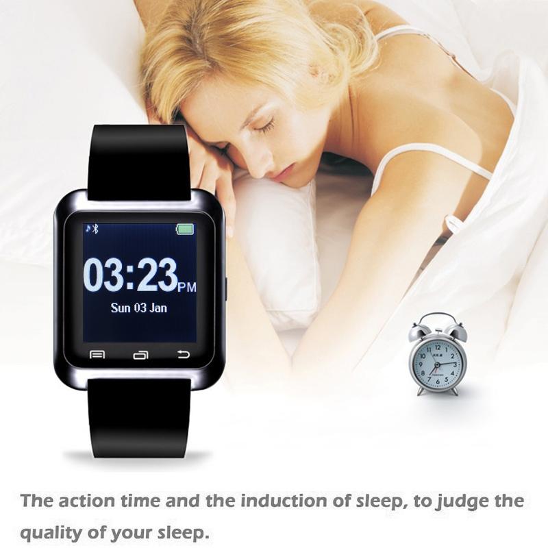 1.5 Inch Lcd Screen For Android Mobile Phone Support Phone Call / Music / Pedometer / Sleep Monitor / Anti-Lost - Black 5