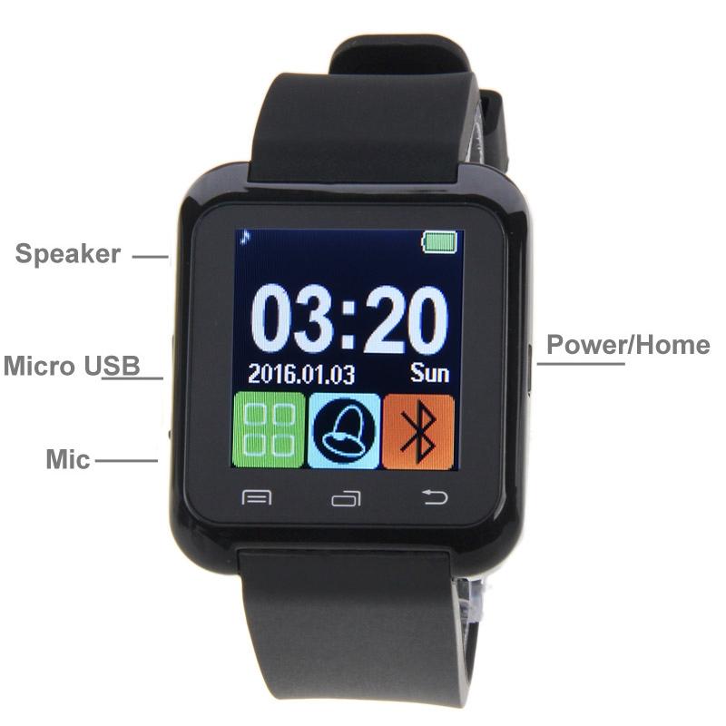 1.5 Inch Lcd Screen For Android Mobile Phone Support Phone Call / Music / Pedometer / Sleep Monitor / Anti-Lost - Black 11