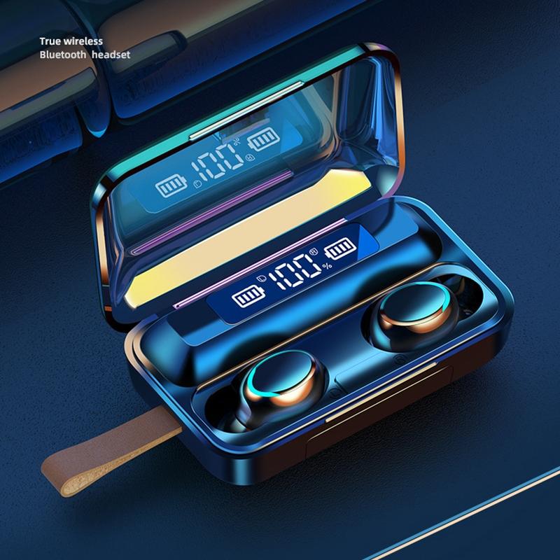 Jerry Solution Touch Bluetooth Earphones with Magnetic Charging Box - F9-5c 4