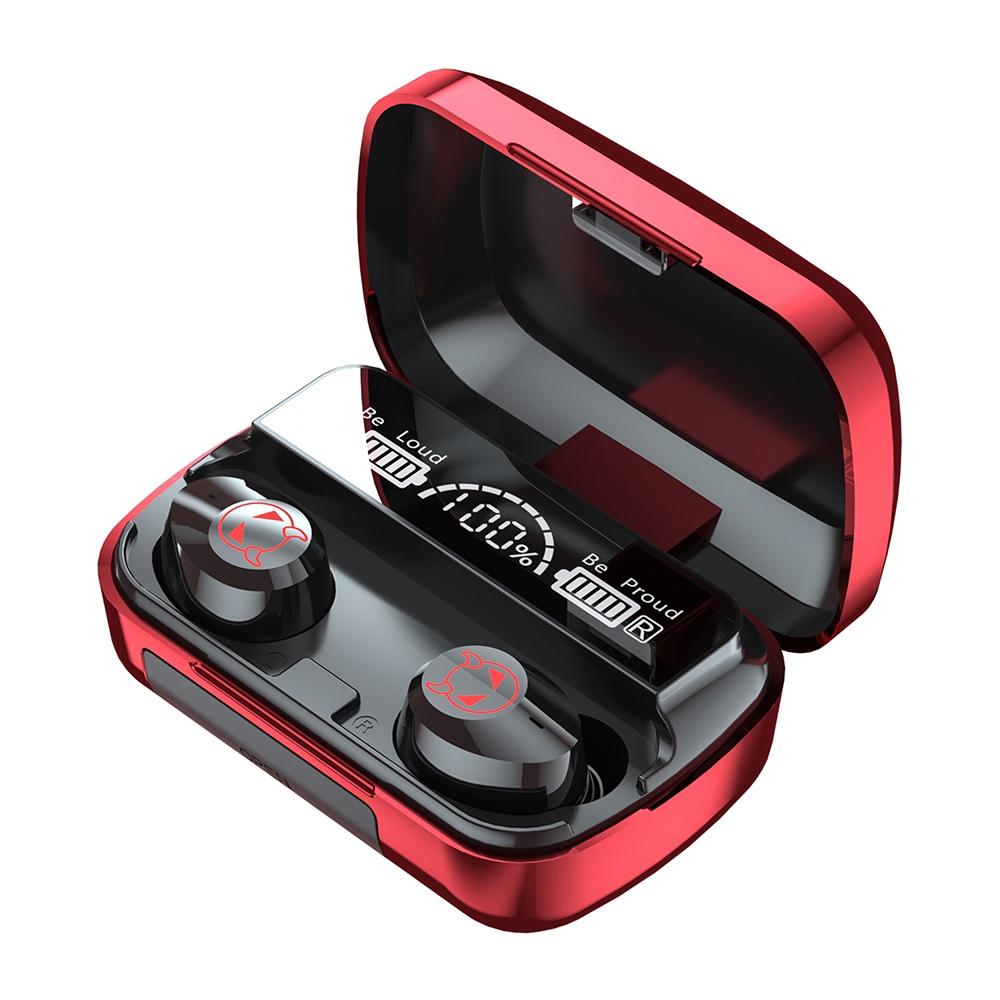 Intelligent Noise Reduction Bluetooth Earphones with Touch Control and Battery Display - Black 11