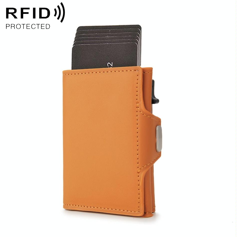 Carbon Fiber Rfid Zipper Card Holder - Sleek and Secure - Black 6