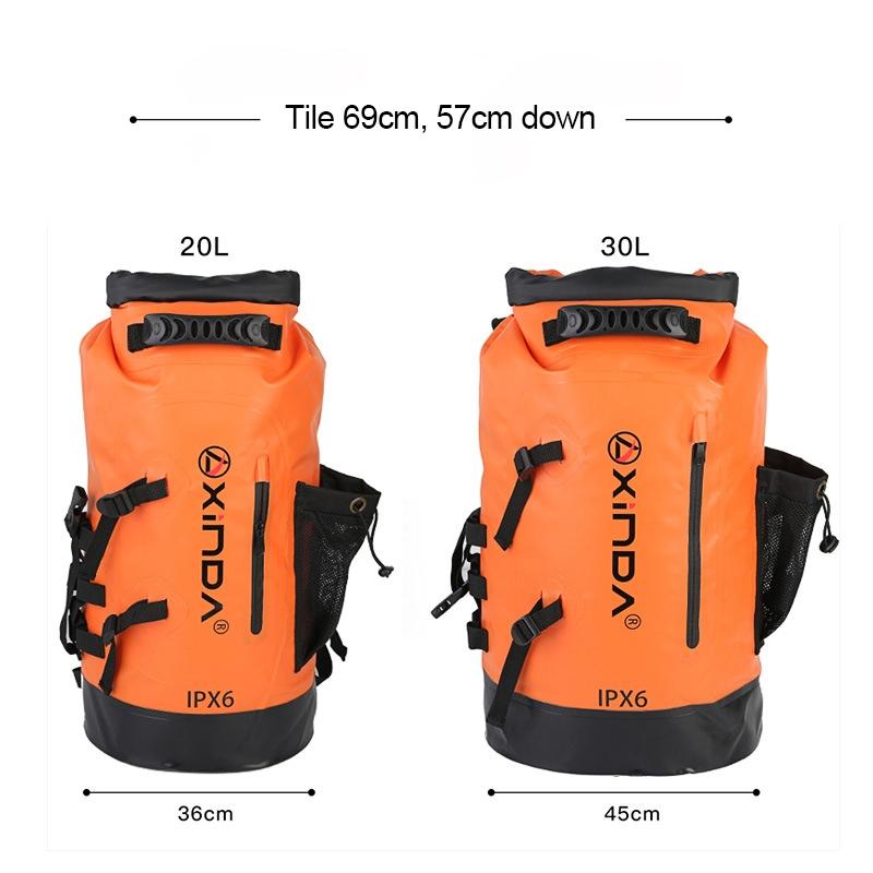 Waterproof Upstream Storage Shoulder Bag L For Mountaineering - Black 5