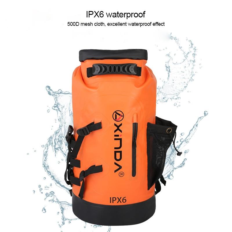 Waterproof Upstream Storage Shoulder Bag L For Mountaineering - Black 8