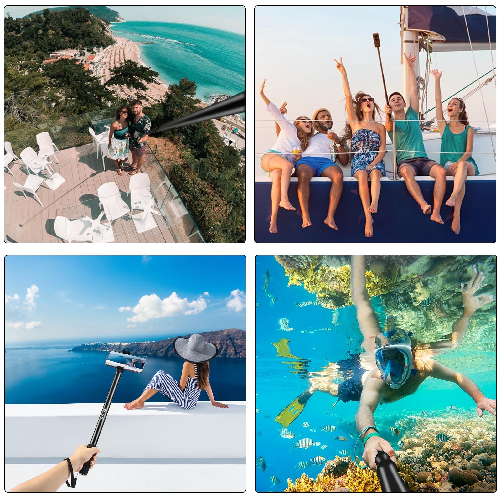 2m Extendable Selfie Stick for Insta360 one Rs X2 X3 X4 6