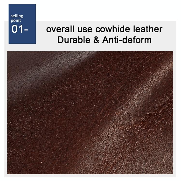Leather Rfid Wallet with Card Slots for Men - Black 9