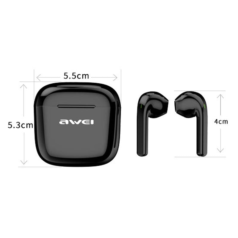 Wireless Sports Headset with Charging Case - T26 Tws Bluetooth V5.0 - Black 3