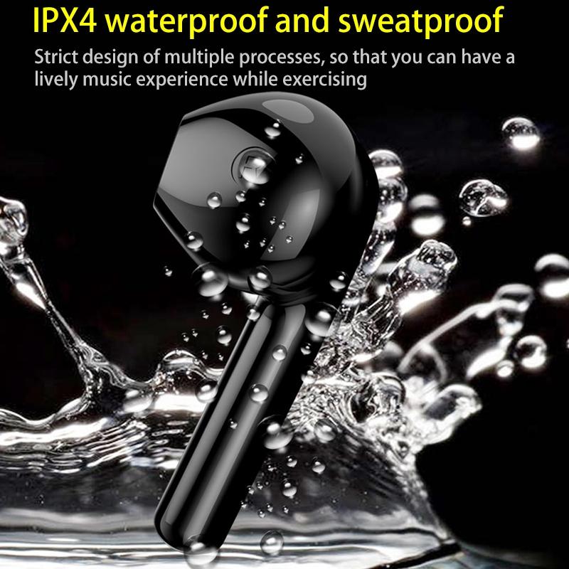 Wireless Sports Headset with Charging Case - T26 Tws Bluetooth V5.0 - Black 6