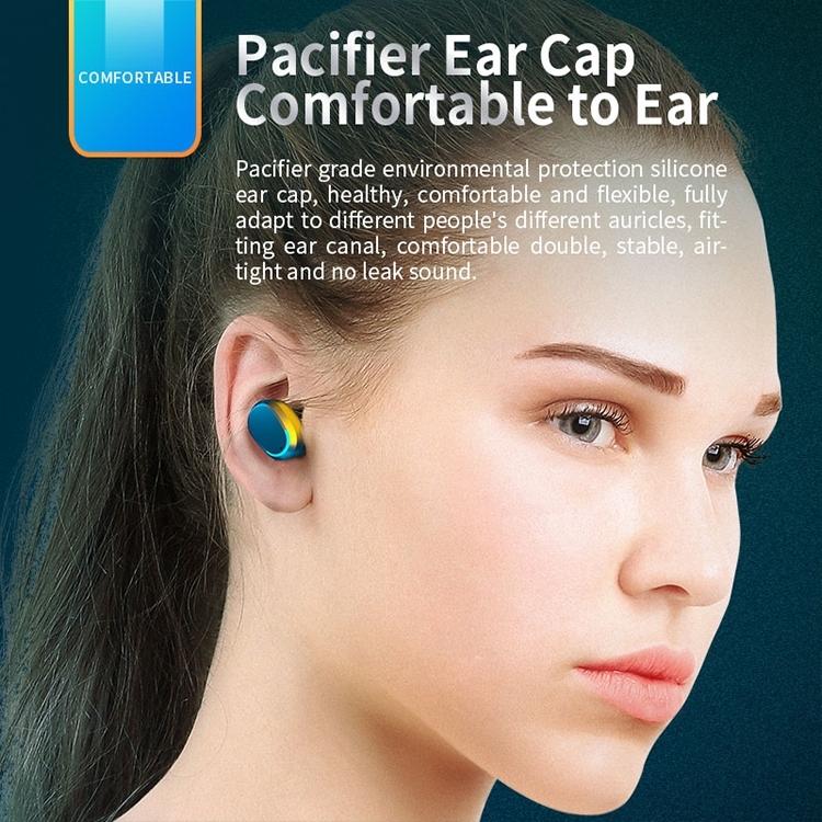 Wireless Bluetooth 5.0 Earbuds with Touch Display & Charging Case - Black 8