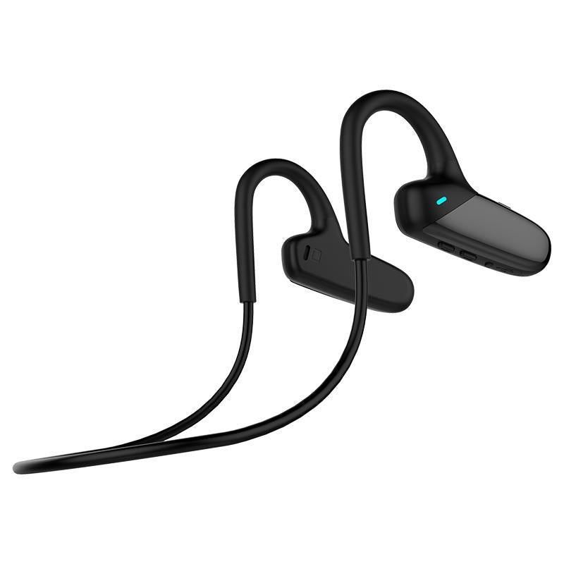 Waterproof Bone Conduction Bluetooth Earphones 5.0 for Sports - Black 3
