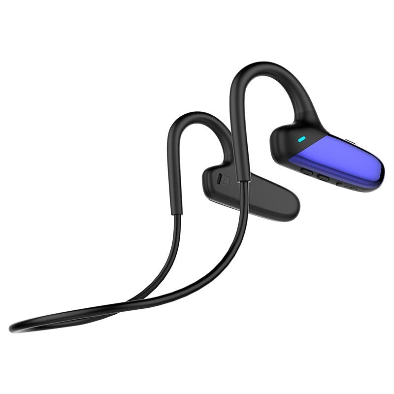 Waterproof Bone Conduction Bluetooth Earphones 5.0 for Sports - Black 13