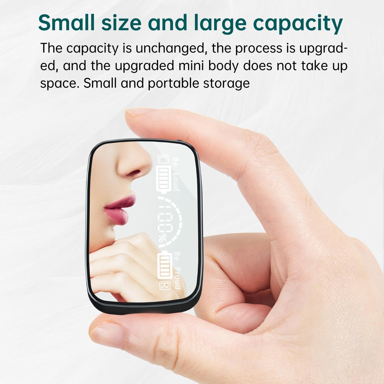 Wireless Bluetooth 5.0 Earphones with Digital Display and Flashlight 4
