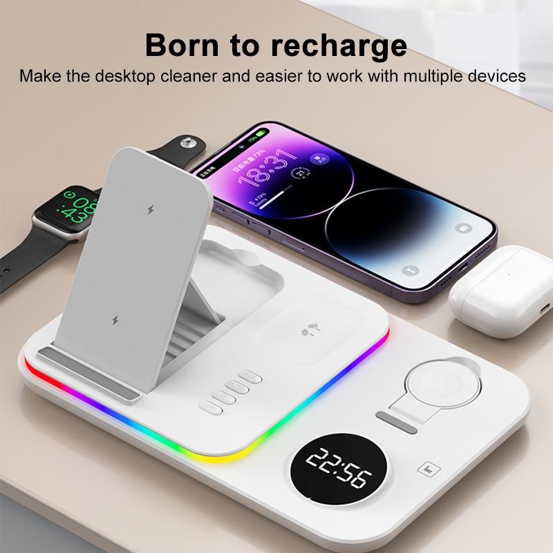 30W Wireless Charger Multifunctional - Black 4