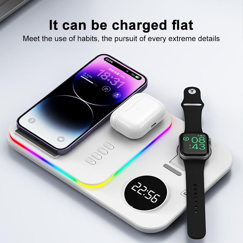 30W Wireless Charger Multifunctional - Black 7
