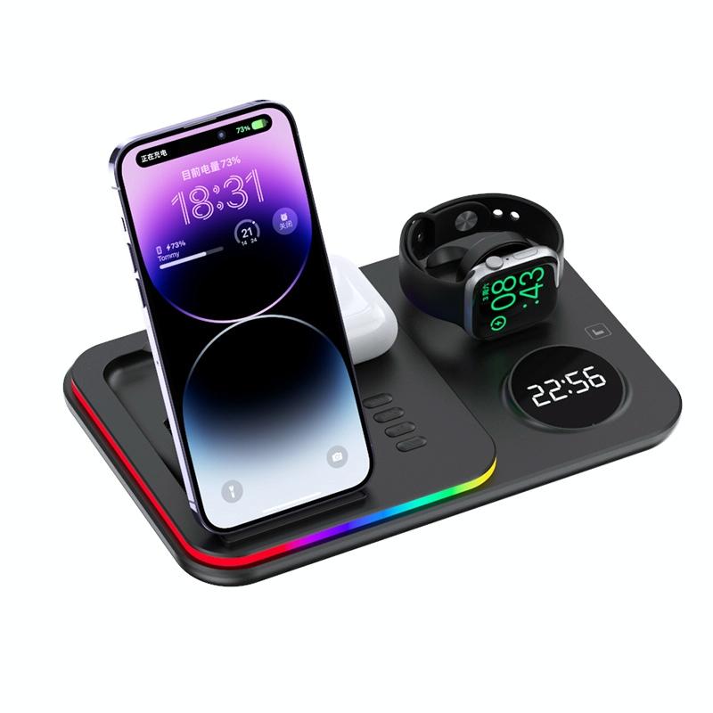 30W Wireless Charger Multifunctional - Black 11