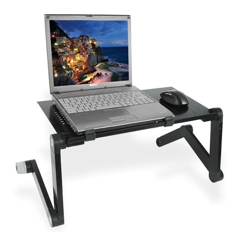 Adjustable Foldable Laptop Stand - 360 Degree Portable Aluminum Desk Holder 5