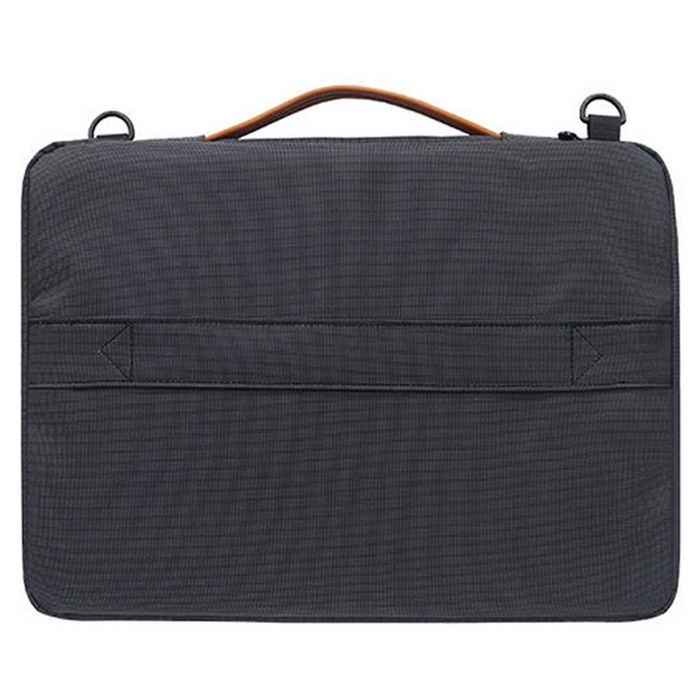 Waterproof Nylon Laptop Handbag with Trolley Strap - Fits 15-15.6 Laptops - Black 4