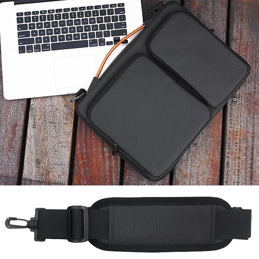 Waterproof Nylon Laptop Handbag with Trolley Strap - Fits 15-15.6 Laptops - Black 11