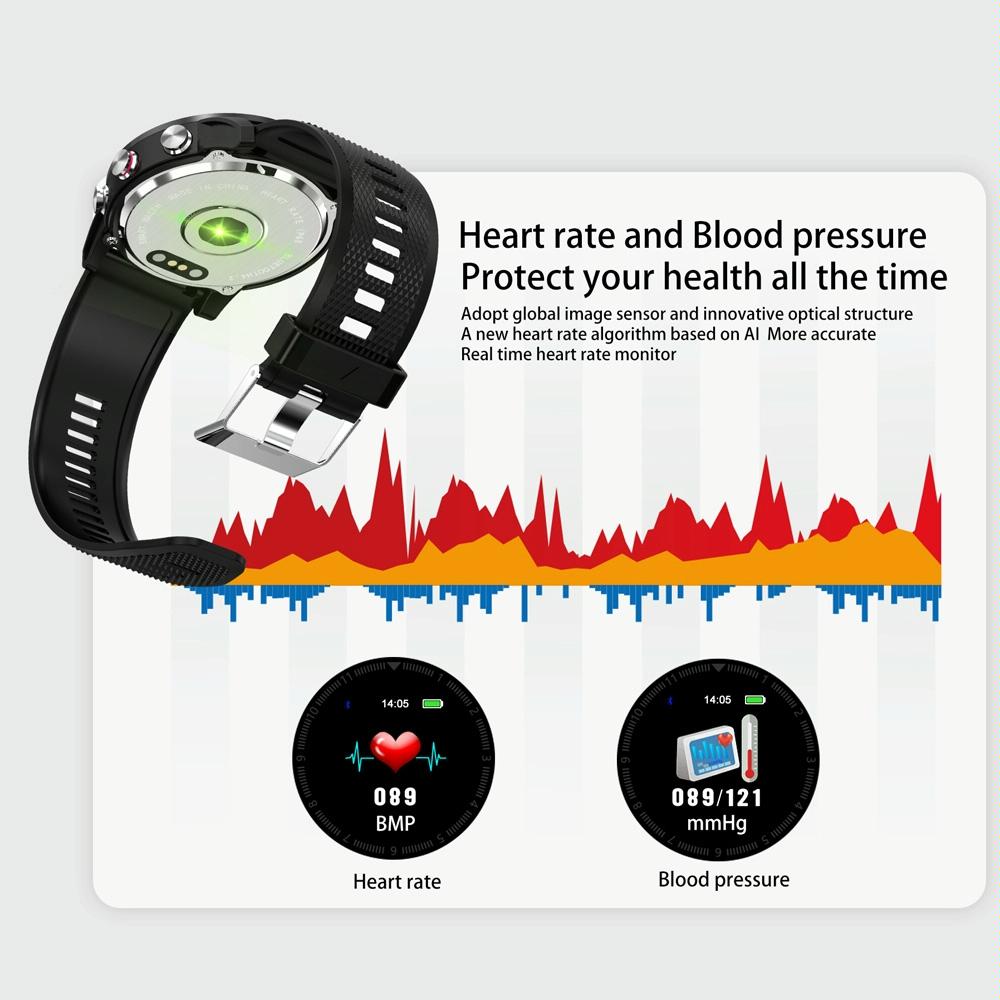 Waterproof Smart Bracelet With Call Reminder And Heart Rate Monitor - Ip68 - Black 8