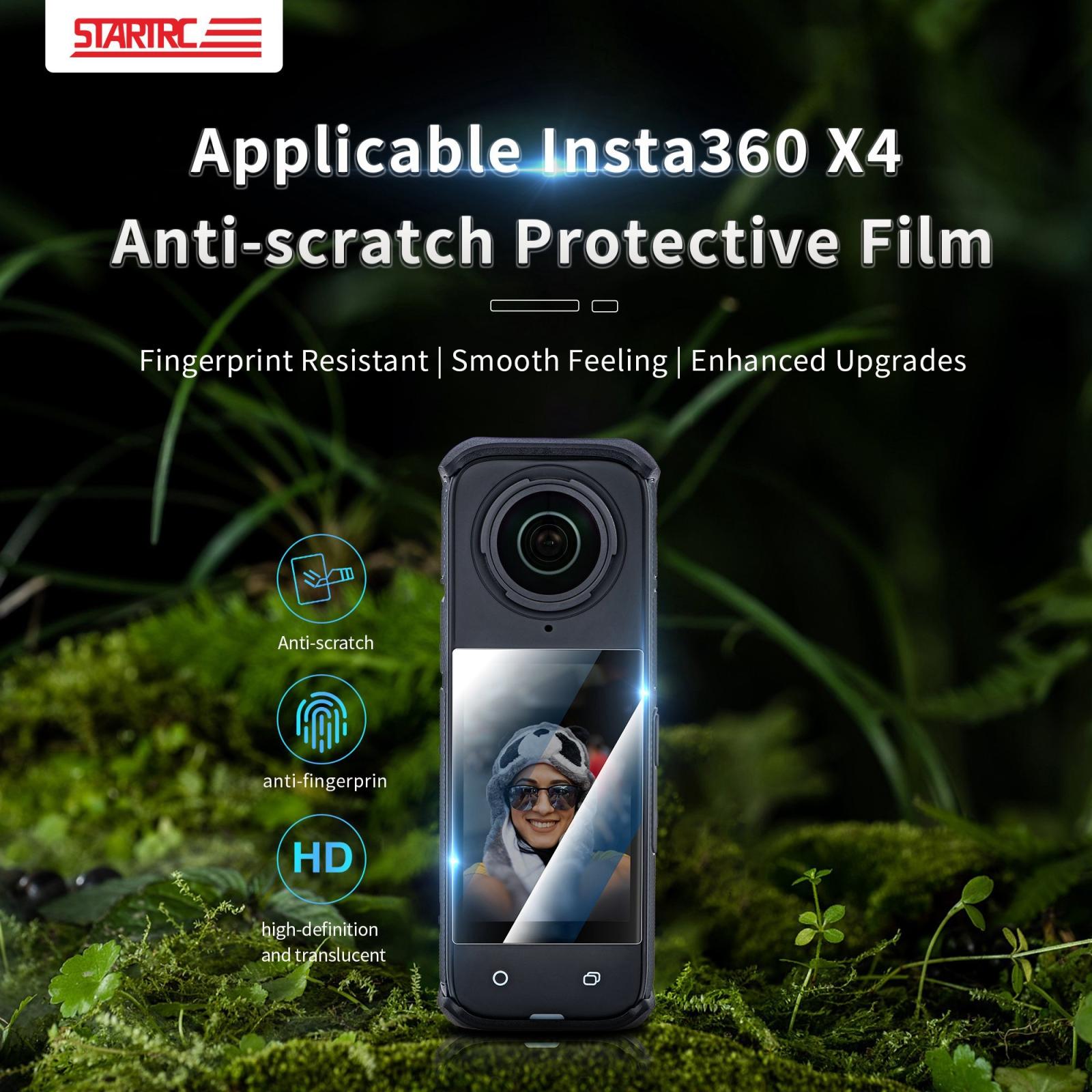 2-pack Tempered Glass Film for Insta360 X4 - Hd Quality 3