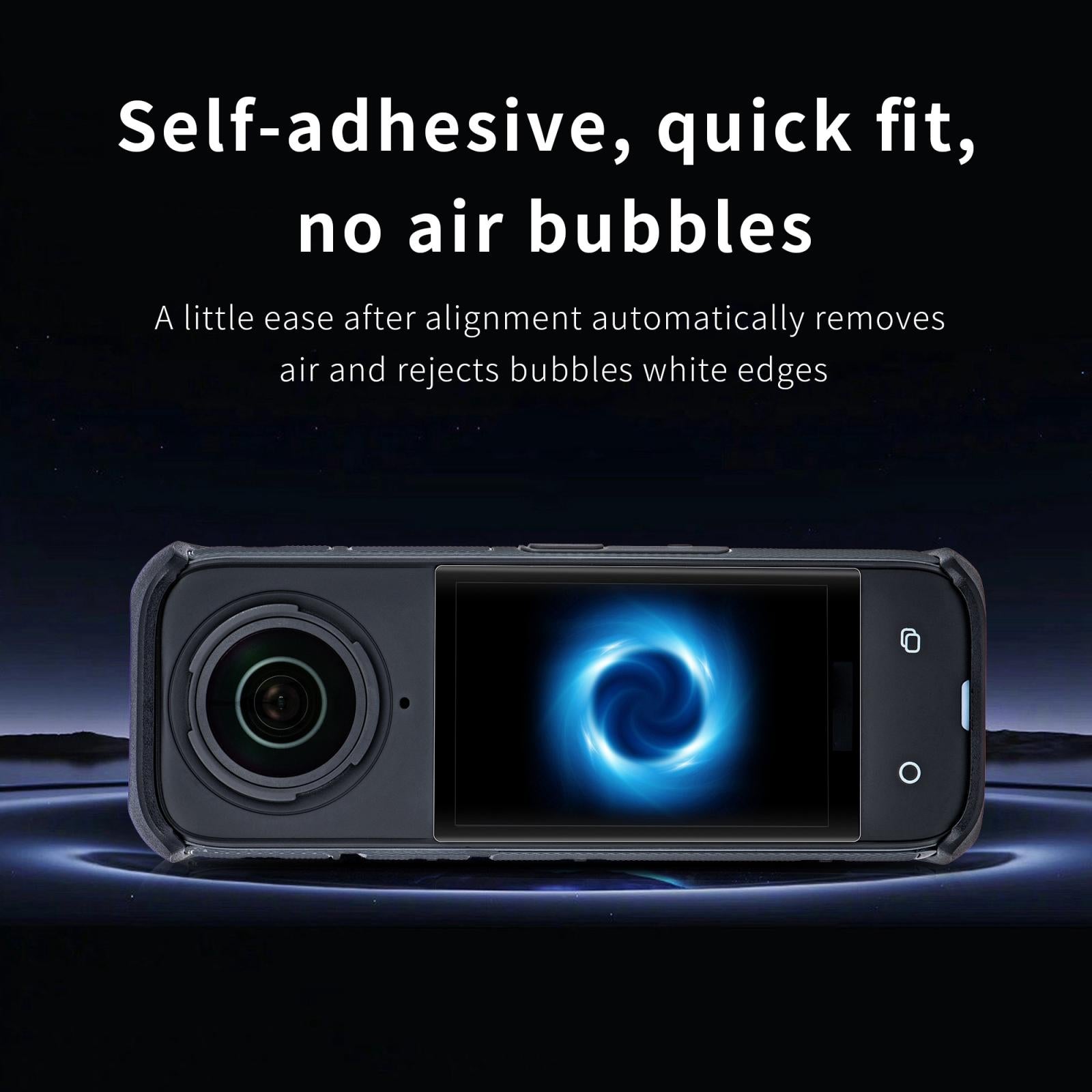 2-pack Tempered Glass Film for Insta360 X4 - Hd Quality 4