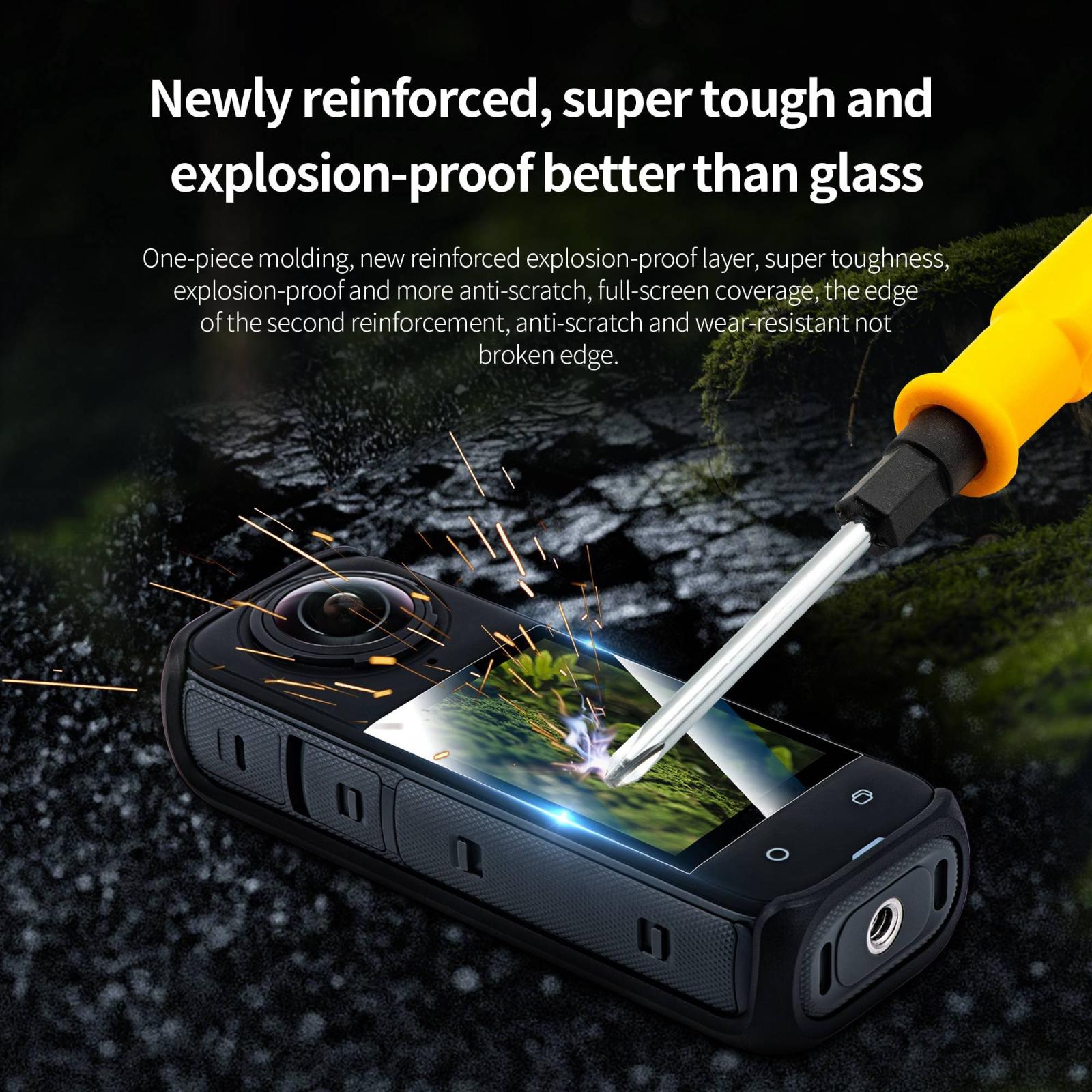 2-pack Tempered Glass Film for Insta360 X4 - Hd Quality 6