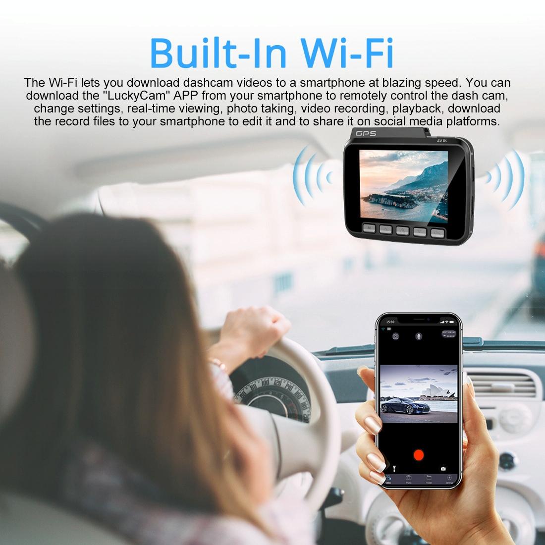 2.4 Lcd Car Dvr Camera with 2880 x 2160p Hd Resolution and 150 Degree Wide Angle View 4