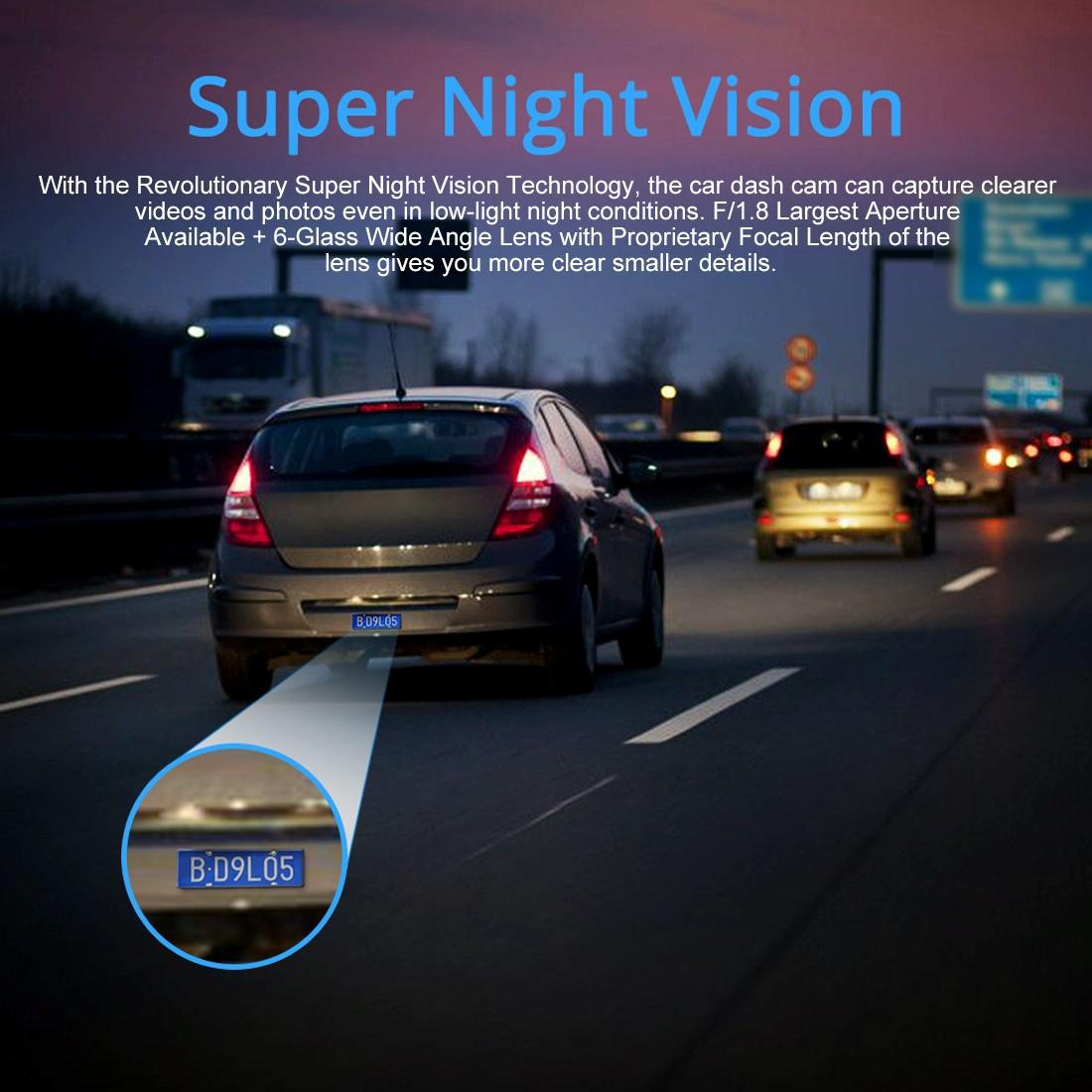2.4 Lcd Car Dvr Camera with 2880 x 2160p Hd Resolution and 150 Degree Wide Angle View 7