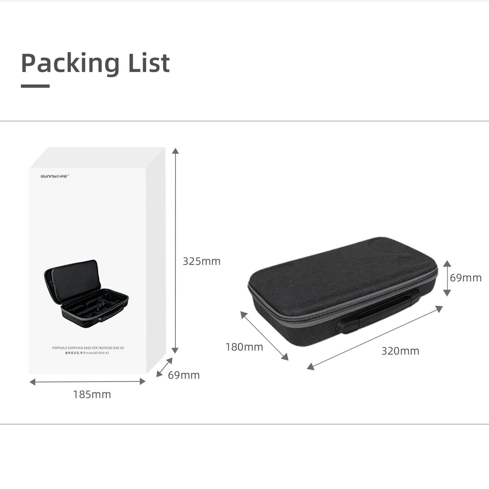 Insta360 one X2 / x Storage Bag Handbag 8