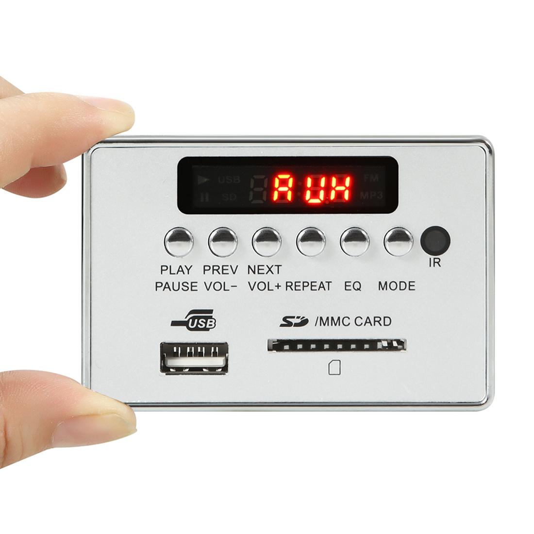 Car Mp3 Player Board With Bluetooth Fm Radio Sd / Usb / Aux Remote - Black 5