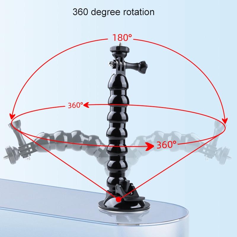 Flexible Suction Cup Mount with Extended Jaws 3